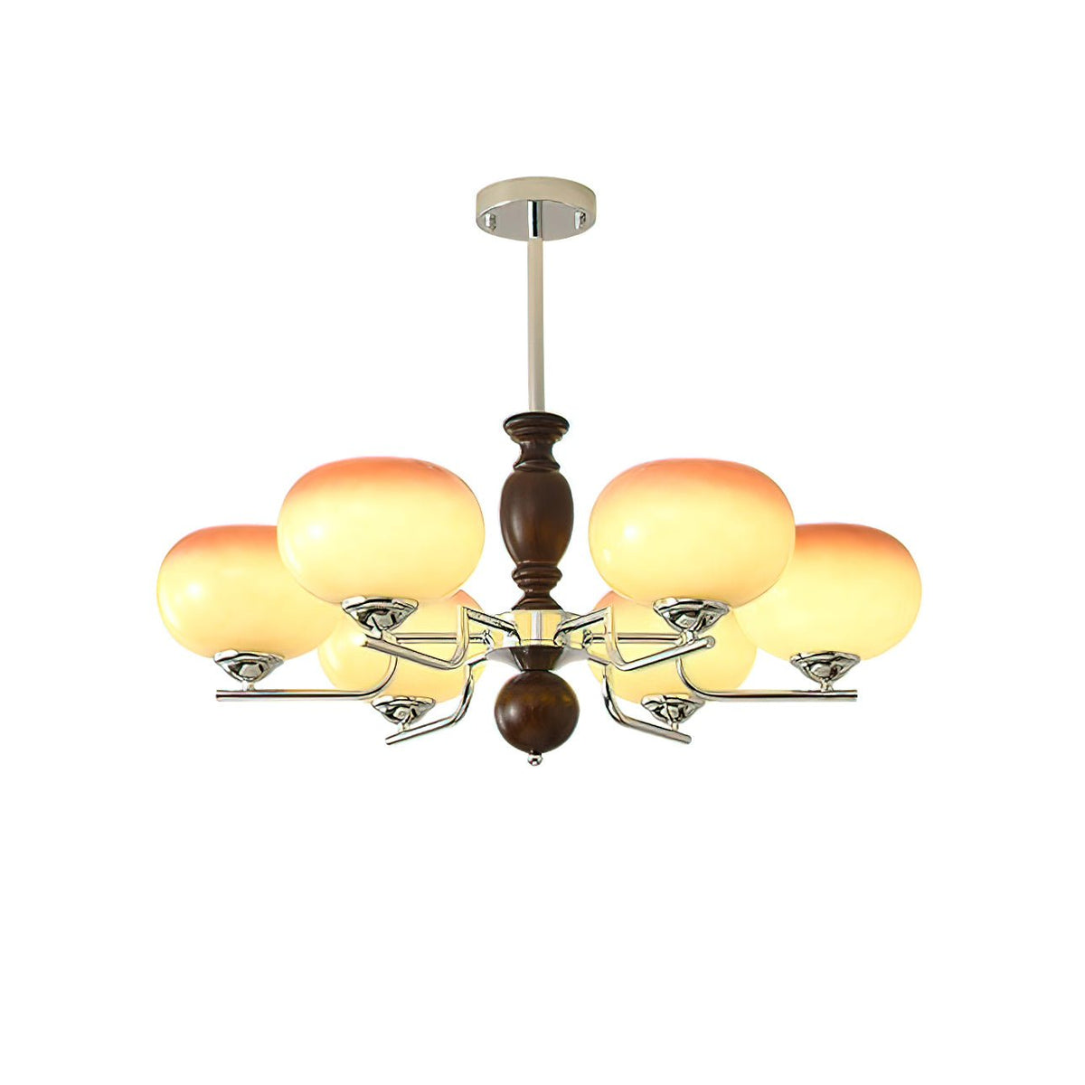 Modern Kingsley Chandelier – Ambient Illumination in Luxury Interior Setting View 12