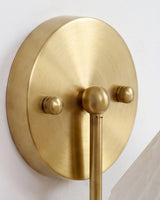 Kismet Alabaster Curated Alabaster Wall Sconce – spatial dining room perspective