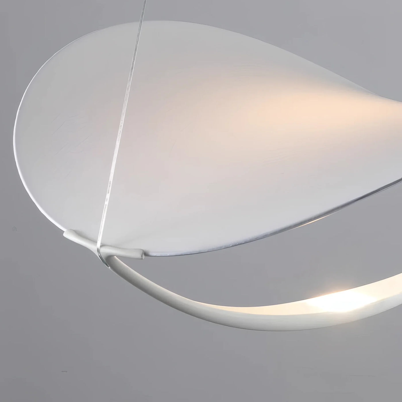 Premium Steel Pendant Light View 10 | Plena Fabric Shade Pendant Light | Designer Minimalist Chandelier | JINSHE | JINSHE