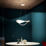 Premium Steel Pendant Light View 6 | Plena Fabric Shade Pendant Light | Designer Minimalist Chandelier | JINSHE | JINSHE