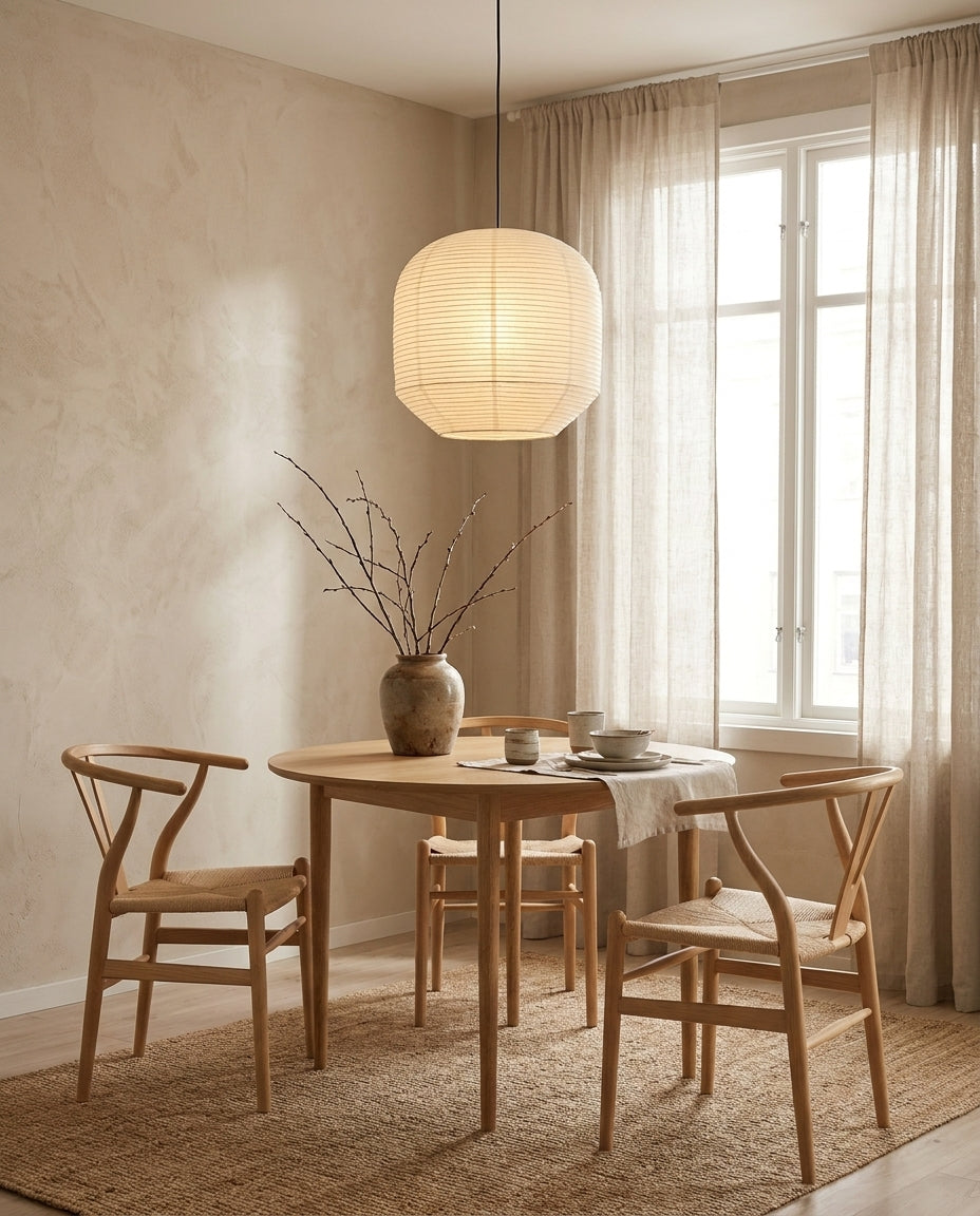 Kiyome Paper Curated Washi Paper Pendant Light