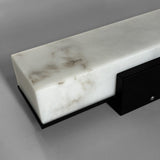 Spanish Alabaster Wall Lamp View 8 | Solid Brass Wall Lamp | Natural Stone Sconce | JINSHE | JINSHE