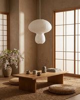 Kogane Paper Curated Washi Paper Pendant Light – architectural ceiling profile