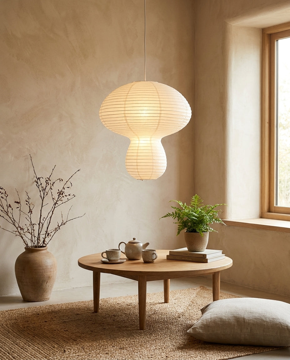 Kogane Paper Curated Washi Paper Pendant Light