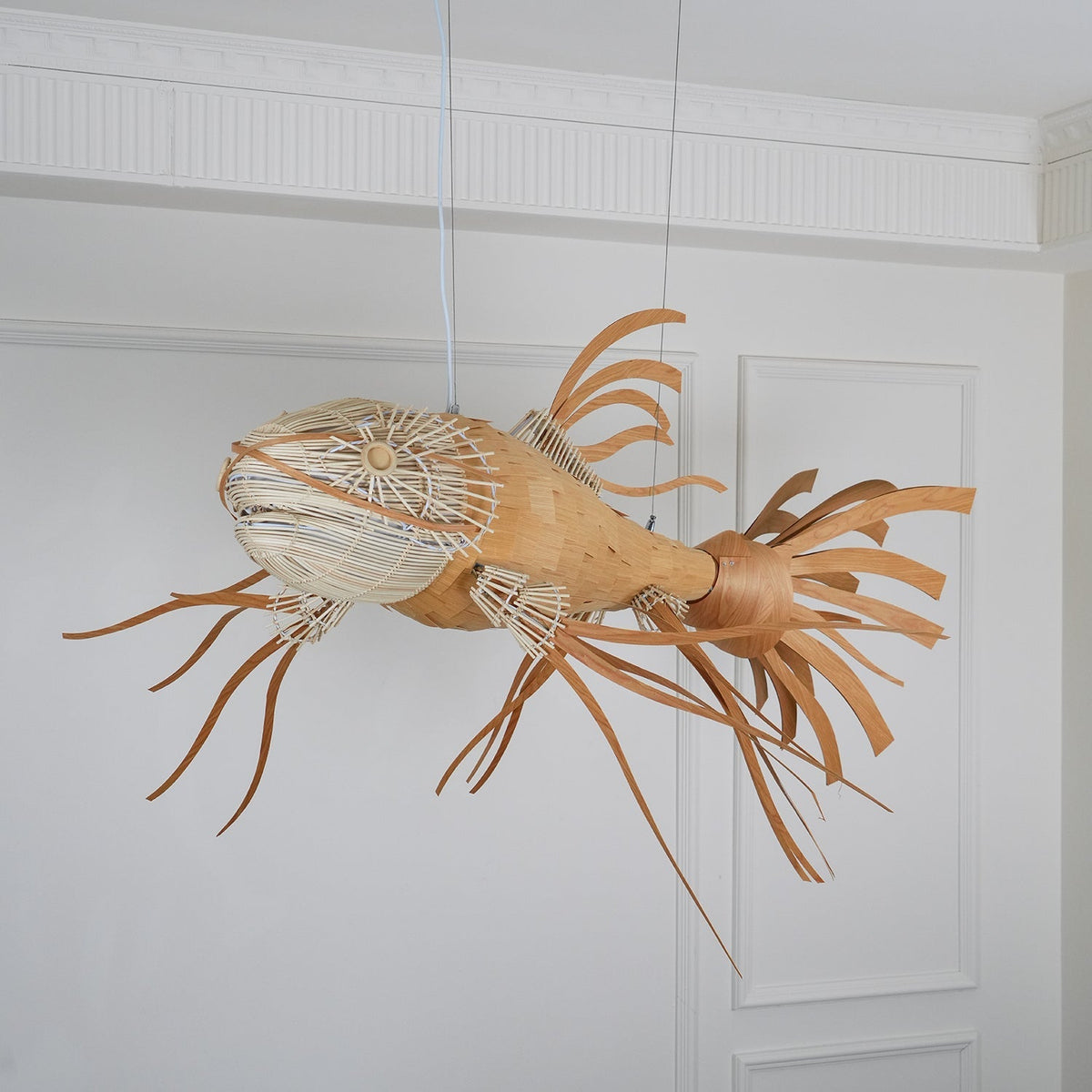 Modern Koi Chandelier – Ambient Illumination in Luxury Interior Setting View 7