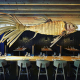 Modern Koi Chandelier – Ambient Illumination in Luxury Interior Setting View 10