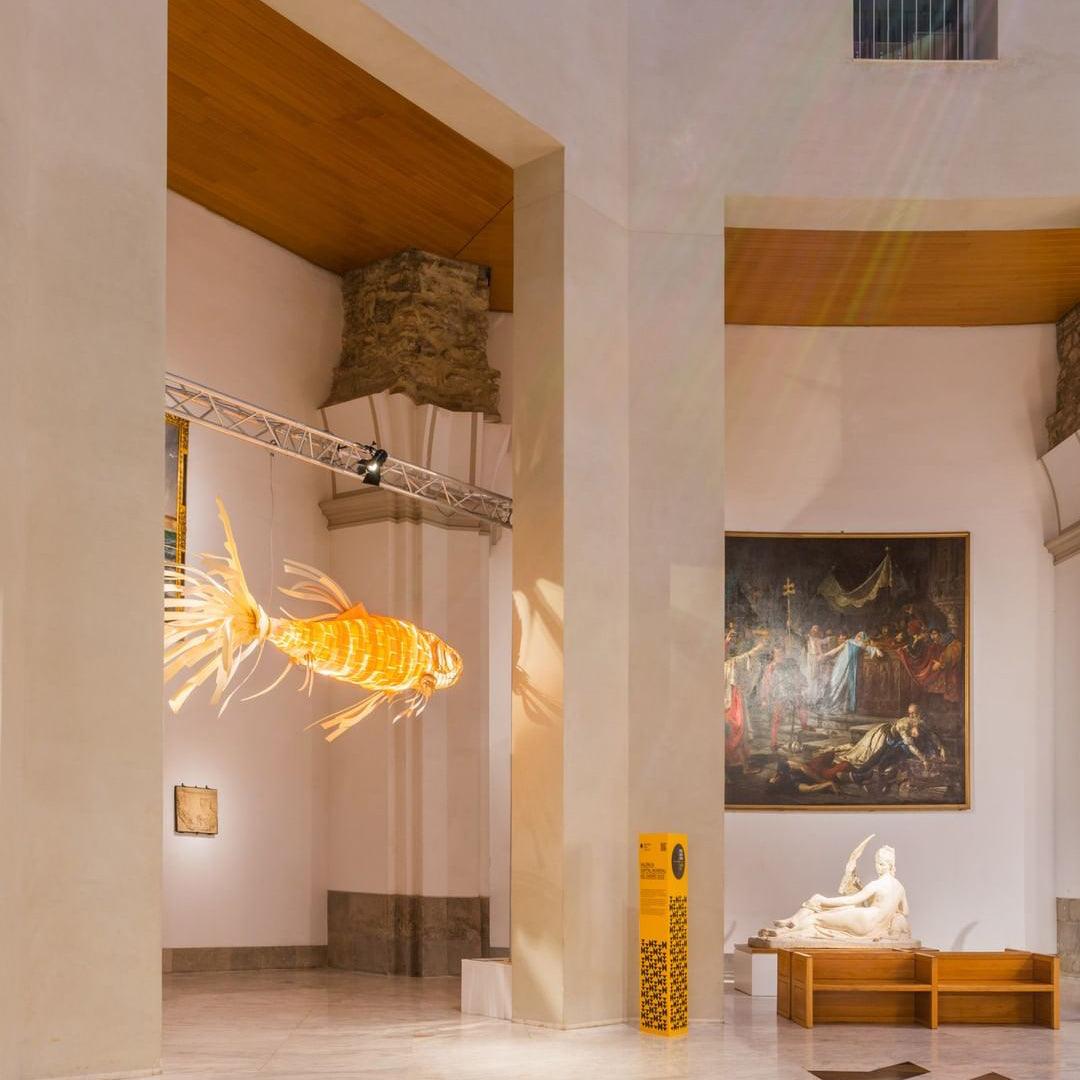 Modern Koi Chandelier – Ambient Illumination in Luxury Interior Setting View 13
