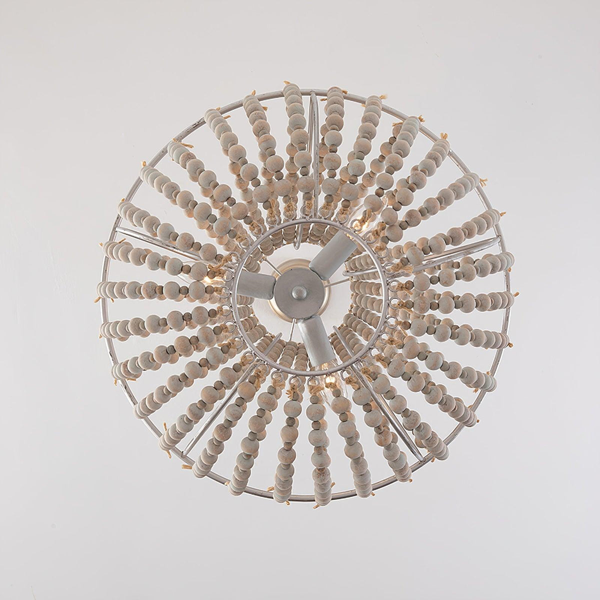 Koralky Curated Iron & Glass Chandelier – dimensional scale reference