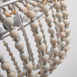 Koralky Curated Iron & Glass Chandelier – full fixture elevation view