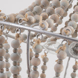 Koralky Curated Iron & Glass Chandelier – side angled contour profile