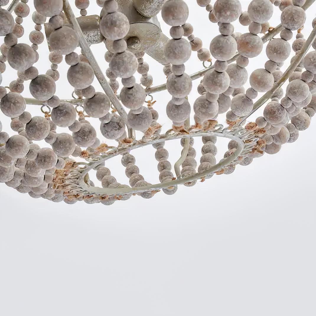 Koralky Curated Iron & Glass Chandelier – handcrafted surface texture