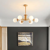 Kozan Wooden Curated Mouth-Blown Frosted Glass C – illuminated warm ambiance setting