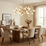 LED Firefly Sputnik Curated Mouth-Blown Frosted – illuminated warm ambiance setting
