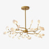 LED Firefly Sputnik Curated Mouth-Blown Frosted