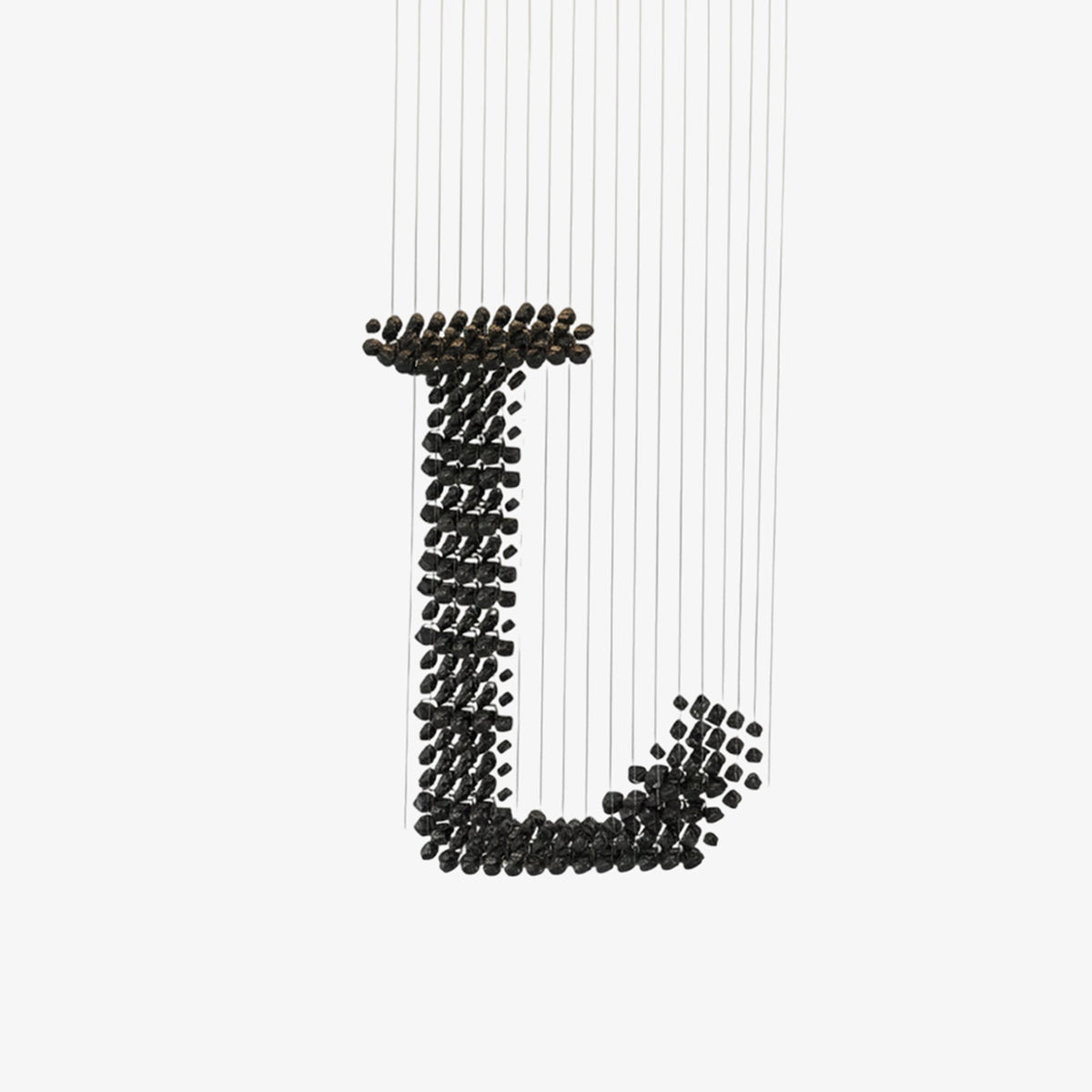 Charcoal Chandeliers L Curated Iron & Glass Chan – Iron & Glass Chandelier