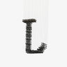 Charcoal Chandeliers L Curated Iron & Glass Chan