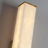 Spanish Alabaster Wall Lamp View 11 | Natural Spanish Alabaster Labra Wall Lamp | Wabi Sabi Lighting | JINSHE | JINSHE