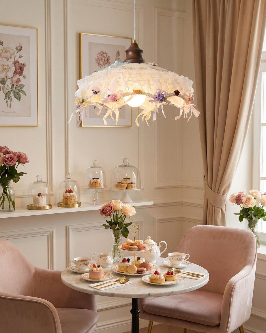 Lacelune Pendant Light – Ambient Illumination in Luxury Interior Setting View 9