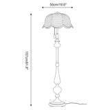 Lacienne Floor Curated Solid Hardwood Floor Lamp – macro detail view
