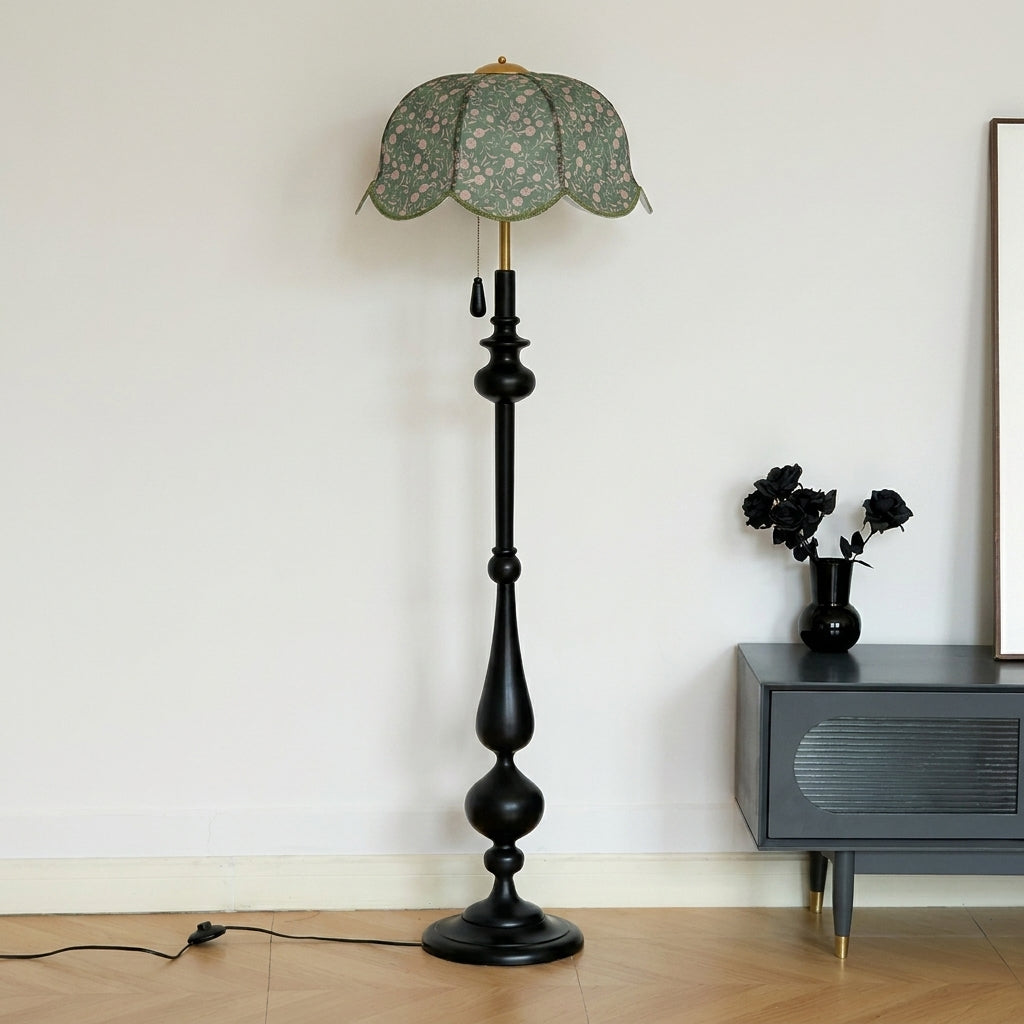 Lacienne Floor Curated Solid Hardwood Floor Lamp – W 50cm x H 157cm  W 19.6 x H 61.8 finish configuration