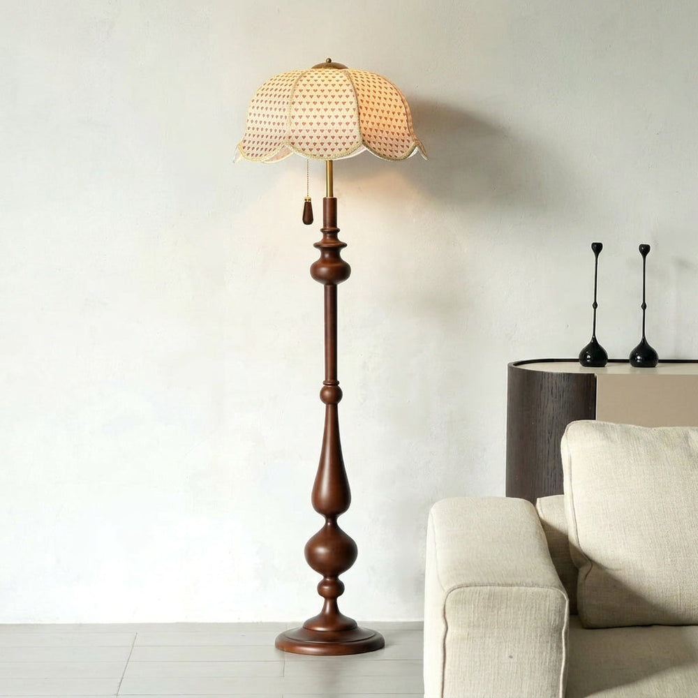 Lacienne Floor Curated Solid Hardwood Floor Lamp
