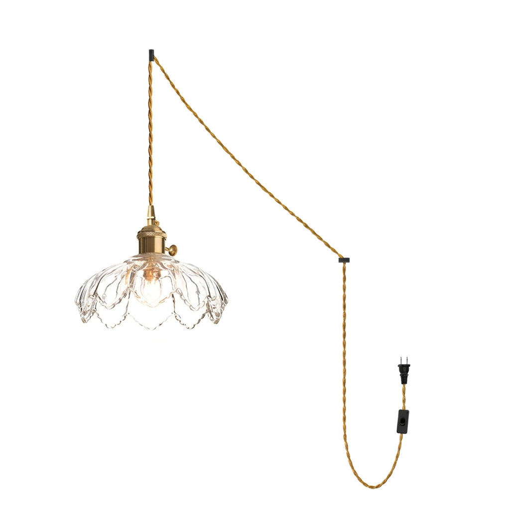 Larena Glass Plug In Pendant Light – Ambient Illumination in Luxury Interior Setting View 8