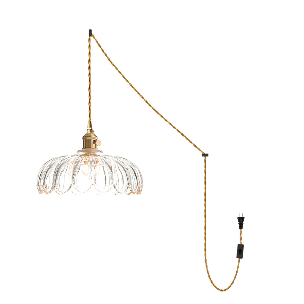 Larena Glass Plug In Pendant Light – Ambient Illumination in Luxury Interior Setting View 11