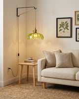 Larena Glass Plug In Pendant Light – Ambient Illumination in Luxury Interior Setting View 3