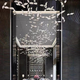 Large Seagull Chandelier – Ambient Illumination in Luxury Interior Setting View 14