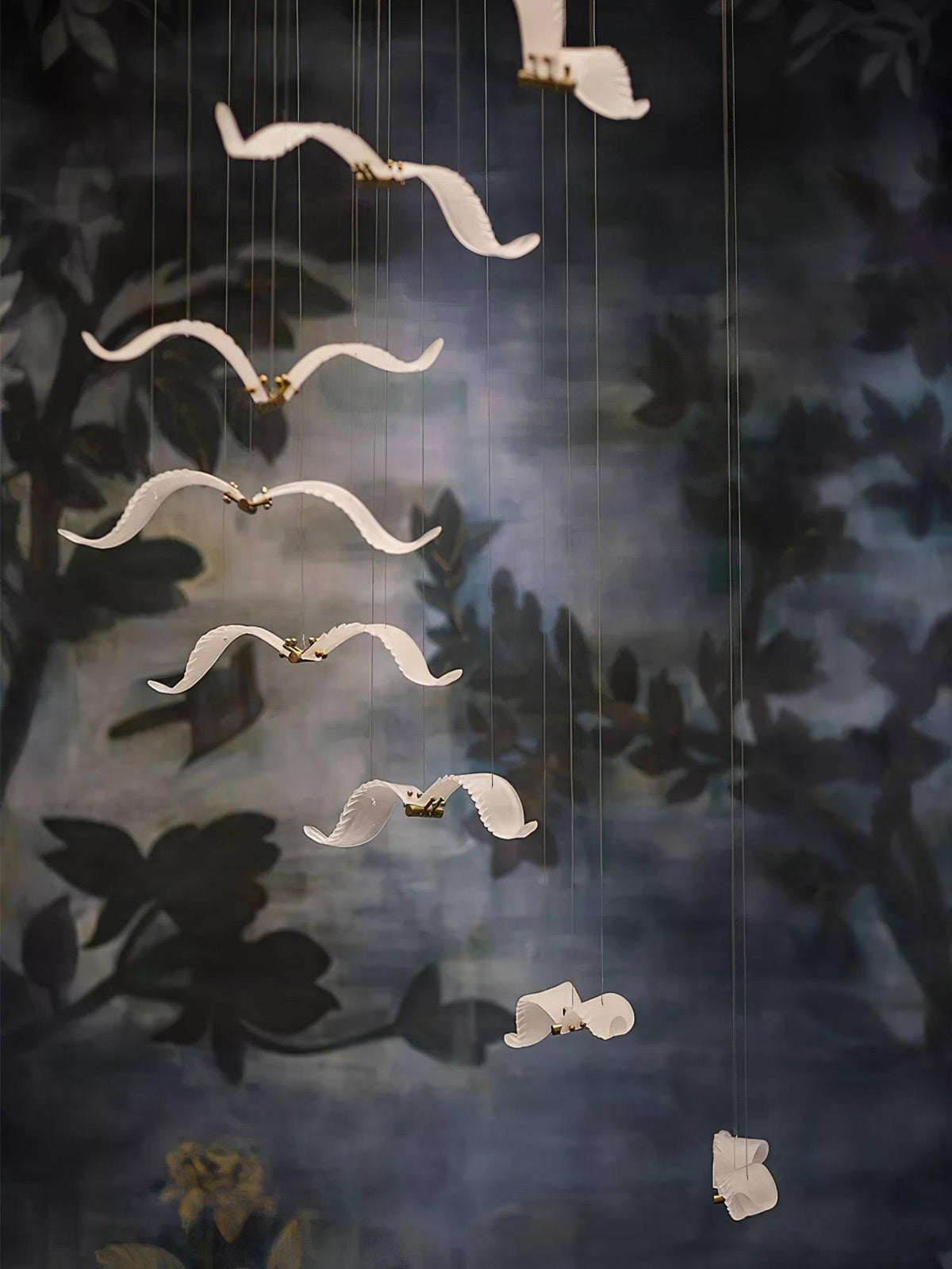 Large Seagull Chandelier – Ambient Illumination in Luxury Interior Setting View 8