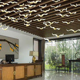 Large Seagull Chandelier – Ambient Illumination in Luxury Interior Setting View 10