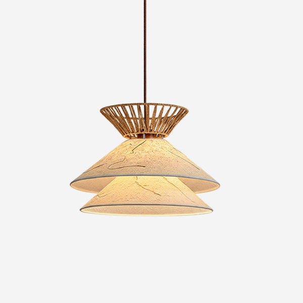 Lattice Glow Curated Iron & Glass Pendant Light