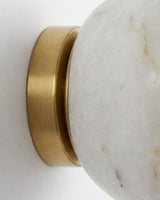 Lava Alabaster Curated Alabaster Wall Sconce – spatial dining room perspective