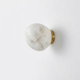 Lava Alabaster Curated Alabaster Wall Sconce – Dia 18cm x H 19cm  ∅ 7.1 x H 7.5 finish configuration