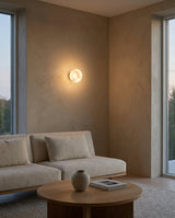 Lava Alabaster Curated Alabaster Wall Sconce – architectural ceiling profile
