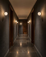 Lava Alabaster Curated Alabaster Wall Sconce – structural canopy joint detail