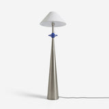 Lazuro Cone Floor Curated Iron & Glass Floor Lam – Iron & Glass Floor Lamp