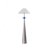 Lazuro Cone Floor Curated Iron & Glass Floor Lam – illuminated warm ambiance setting #1