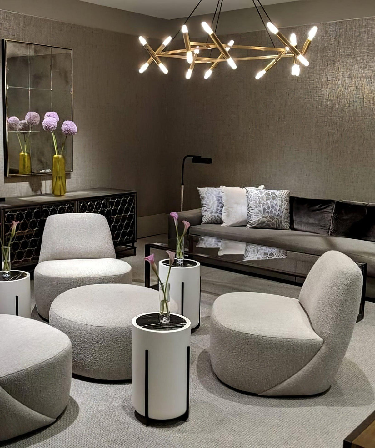 Le Diamant Chandelier – Ambient Illumination in Luxury Interior Setting View 12
