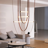 Tracer Belt Curated Mouth-Blown Frosted Glass Ch – illuminated warm ambiance setting