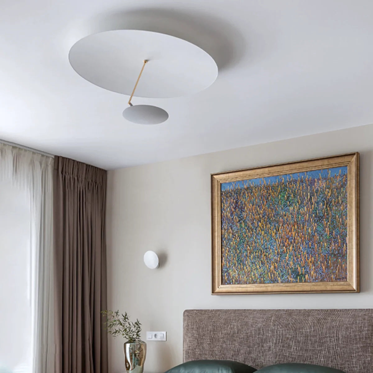 Lederam Plate Ceiling Light | Artisan Material | JINSHE