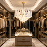 Spanish Alabaster Chandelier View 2 | Leon Alabaster Chandelier | JINSHE | JINSHE