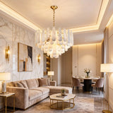 Spanish Alabaster Chandelier View 5 | Leon Alabaster Chandelier | JINSHE | JINSHE