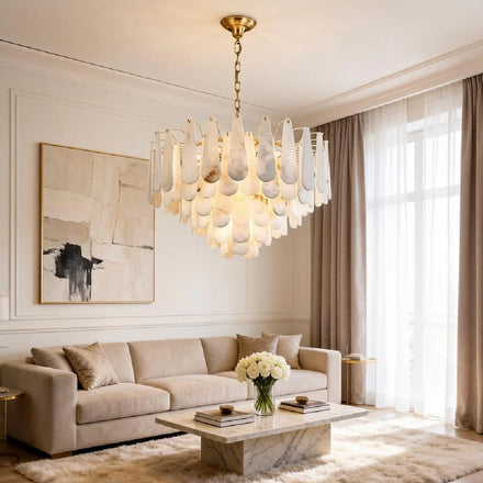 Leon Alabaster Chandelier