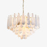 Leon Alabaster Curated Alabaster Chandelier