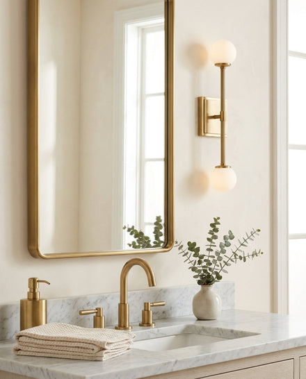 Leviano Brass Wall Sconce