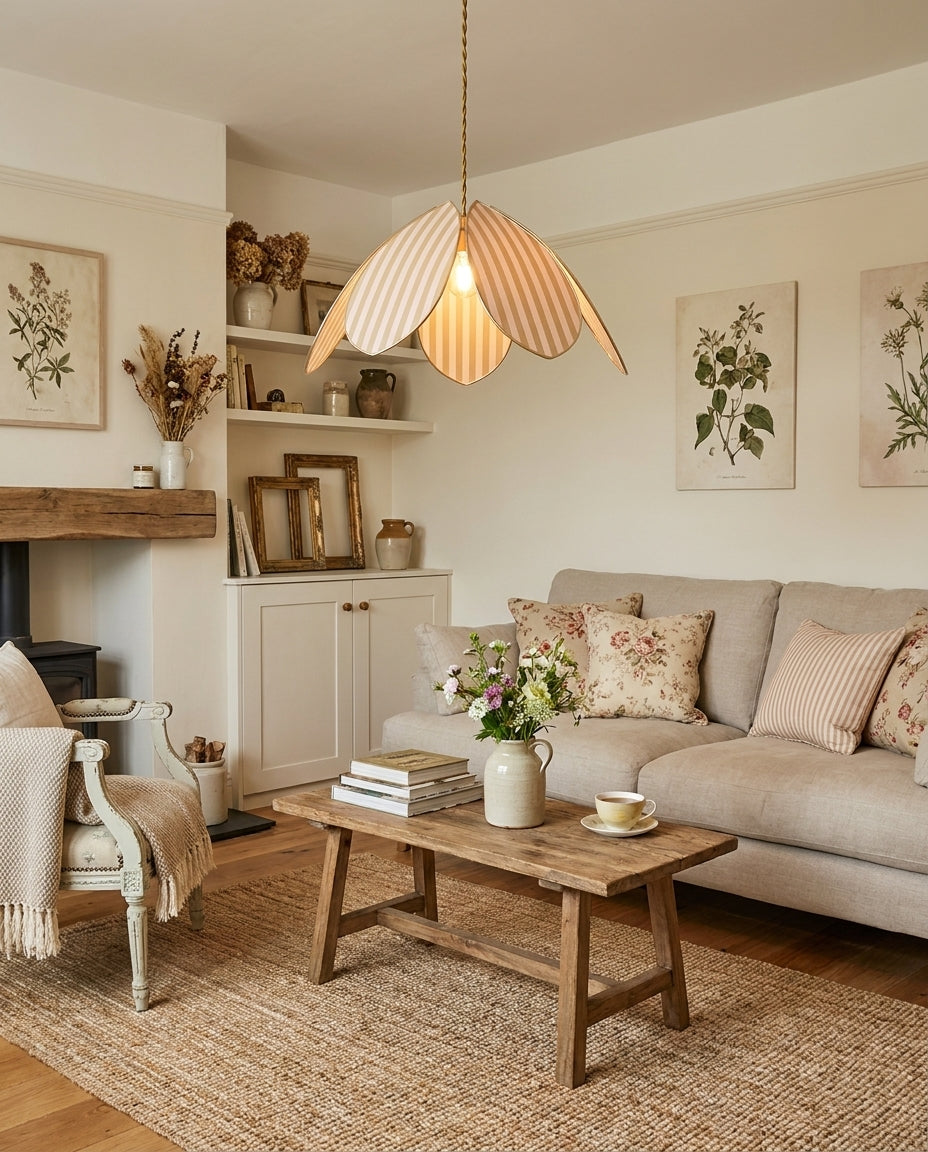 Lienne Curated Iron & Glass Pendant Light