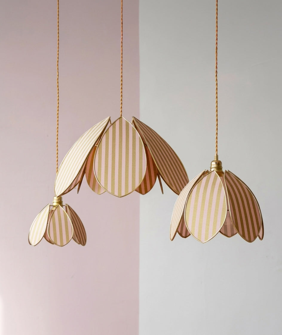 Lienne Curated Iron & Glass Pendant Light – spatial dining room perspective