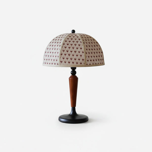 Lily Dome Curated Iron & Glass Table Lamp