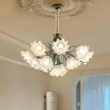 Lily Of The Valley Flower Chandelier – Ambient Illumination in Luxury Interior Setting View 14